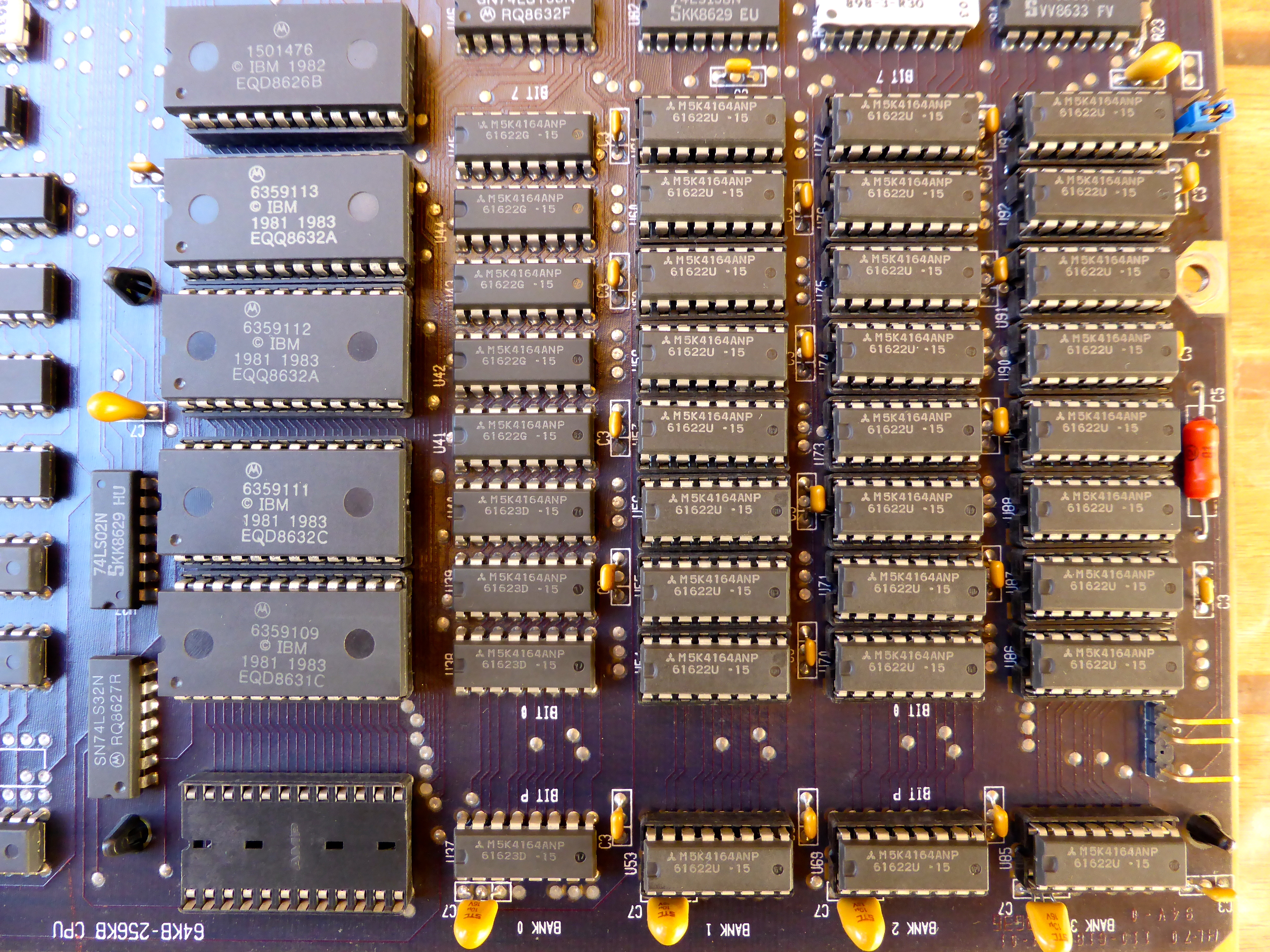 memory sockets IBM 5150